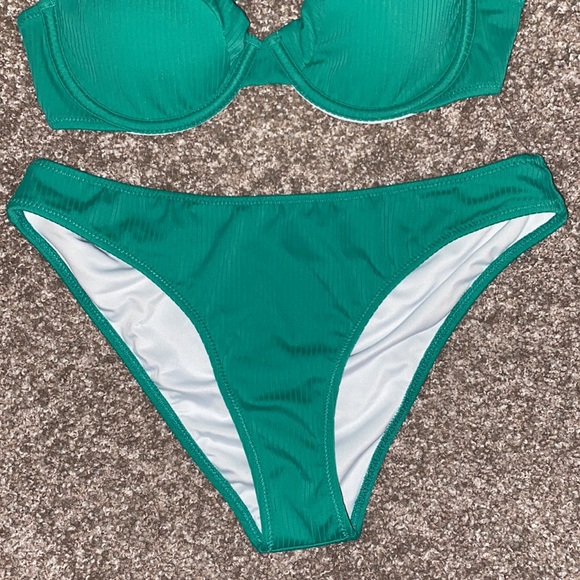 Green Bathing Suit - Picture 2 of 5